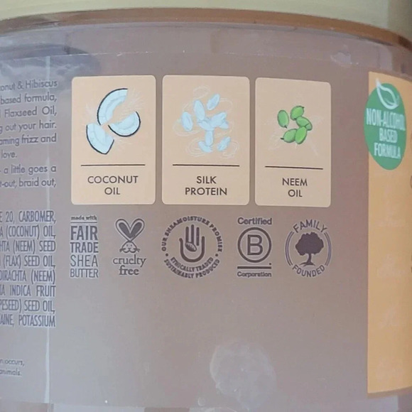 SheaMoisture Coconut & Hibiscus + Flaxseed Defining Styling Gel 15 Oz 14CT - Picture 2 of 4